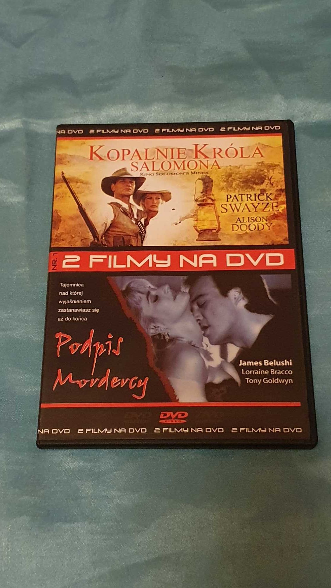 2 Filmy  Kopalnie Króla Salomona + Podpis Mordercy  DVD