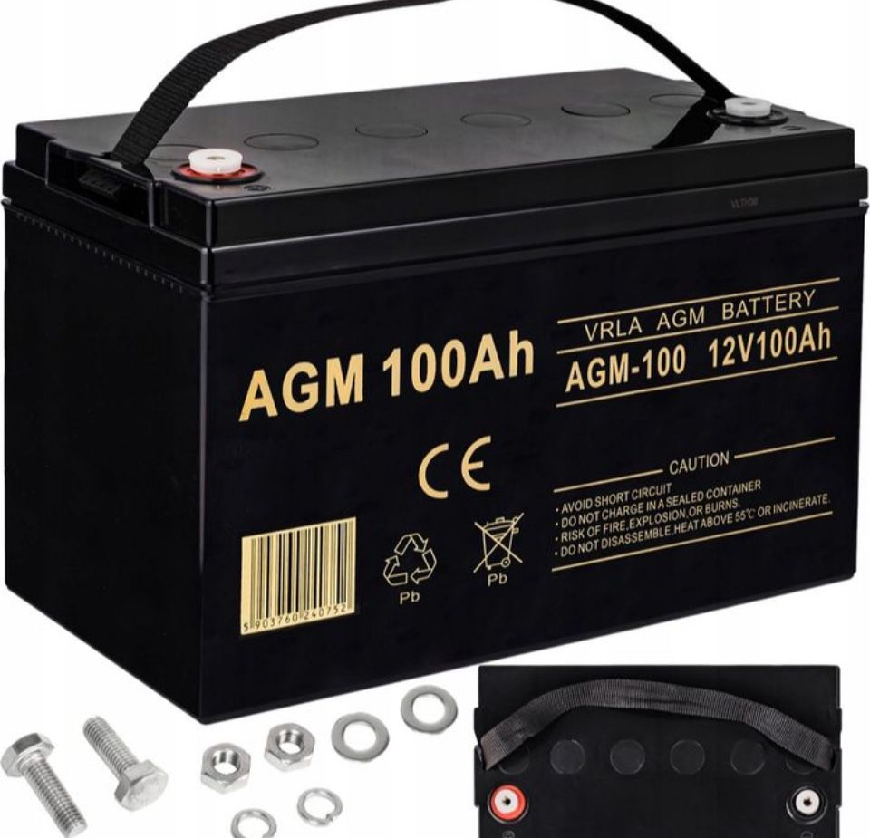 Акумулятор AGM 12V 100Ah VRLA