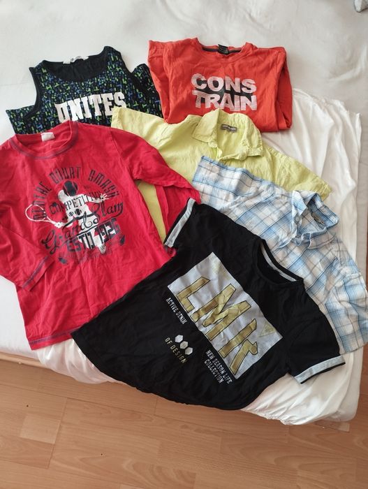 Zestaw bluzek chłopięcych 128-134 cm