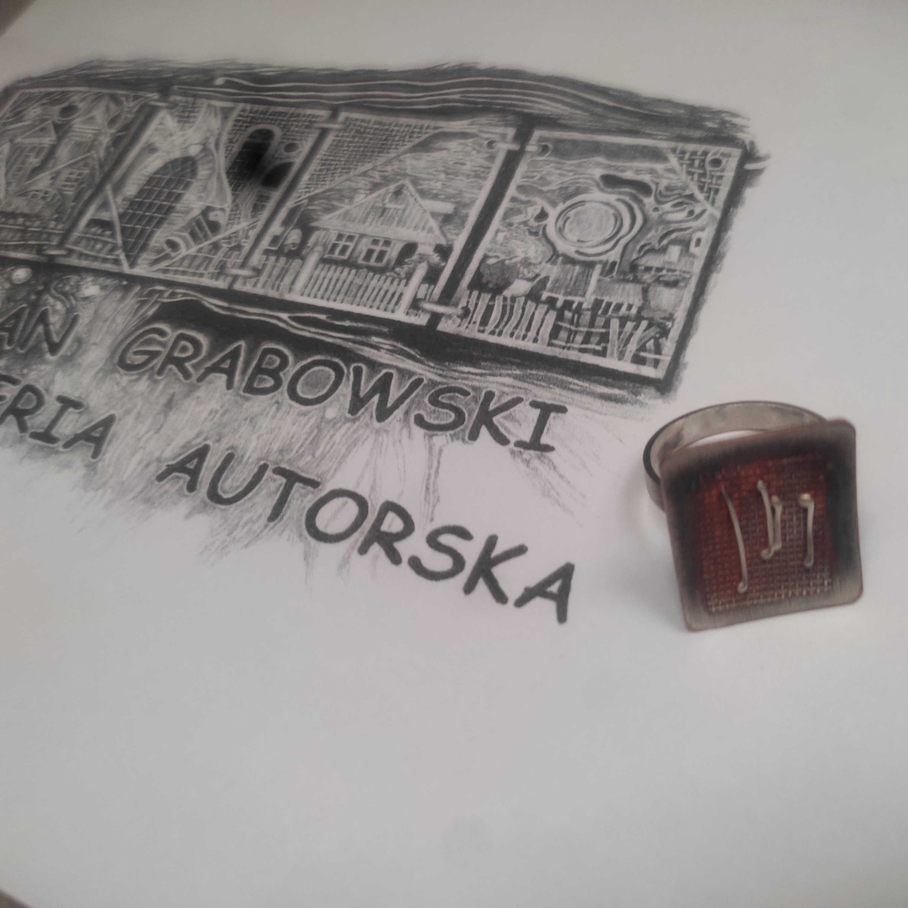Oryginalny Pierścionek Dorian Grabowski roz 20