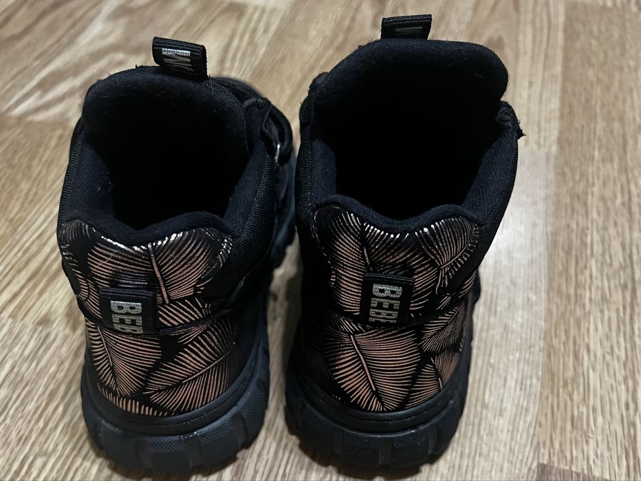 Ботинки для девочек bebetom кожаные с профилактическим супинатором