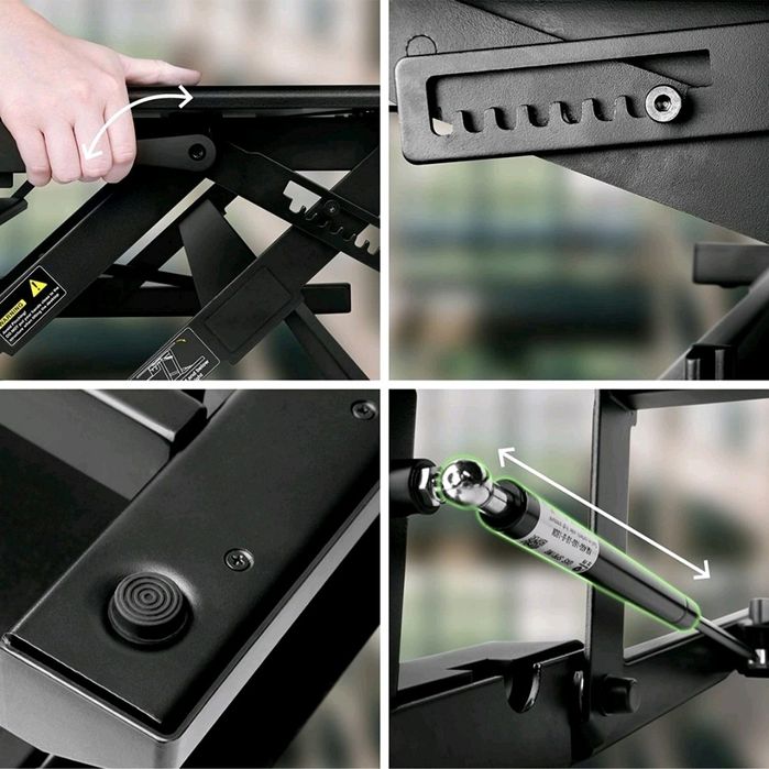 Duronic DM05D1 nakładka na biurko do pracy siedzącej - stojącej