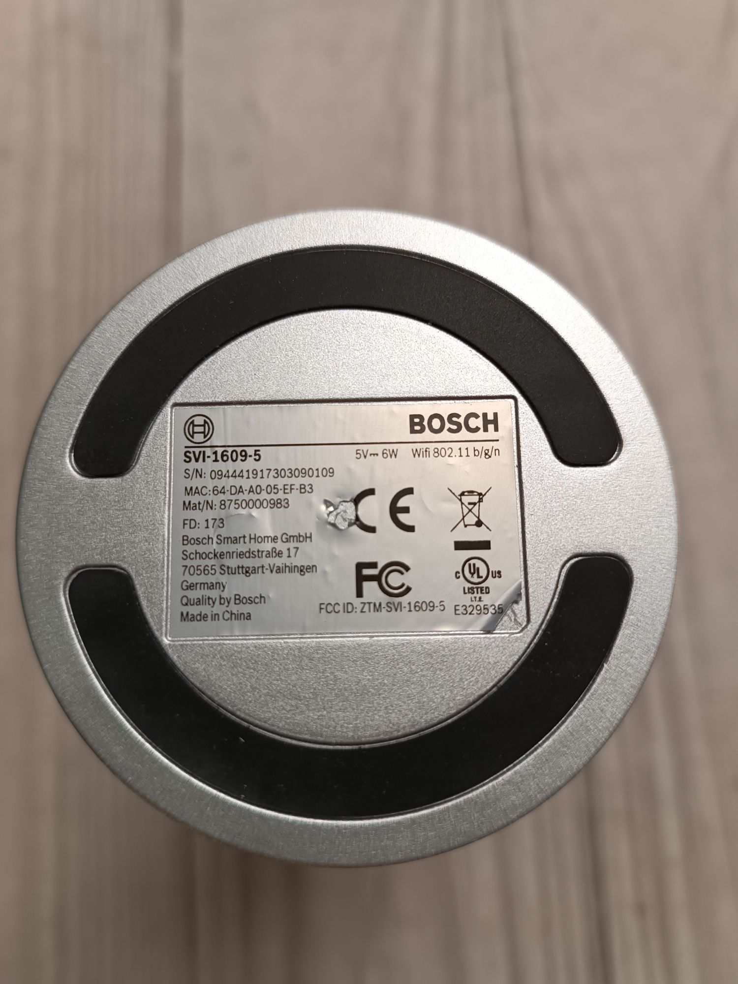 Bosch smart home 360 відеокамера
