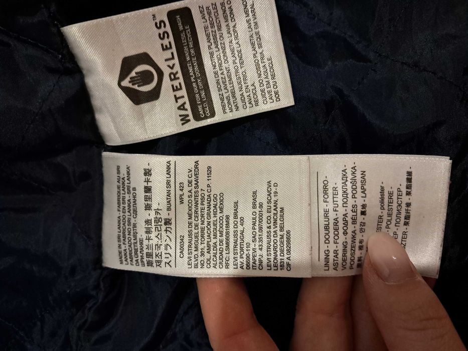 Джинсова утеплена куртка від Levi's