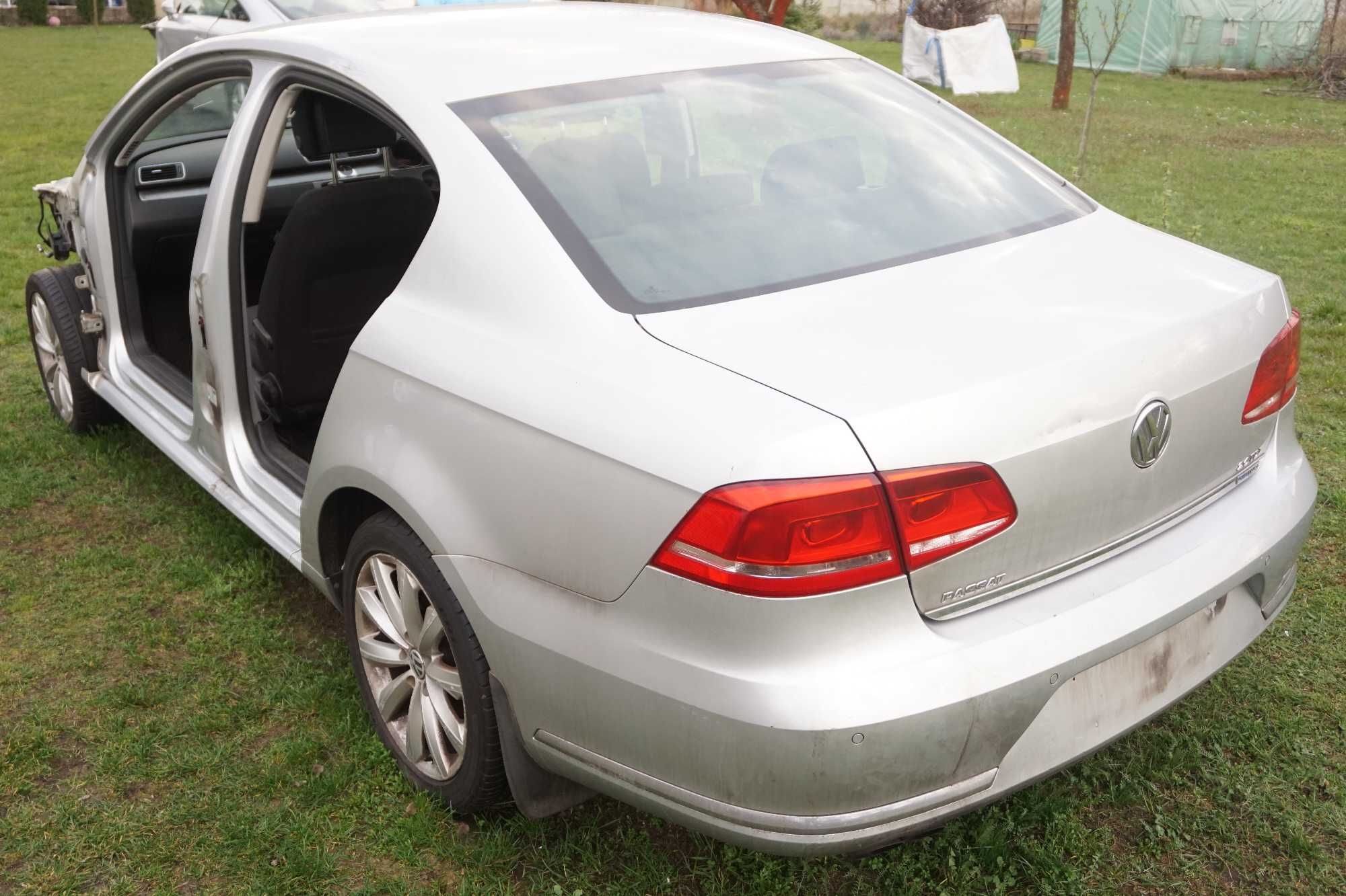 Vw Passat b7 2013 kompletny tył klapa zderzak szkielet Czesci ***