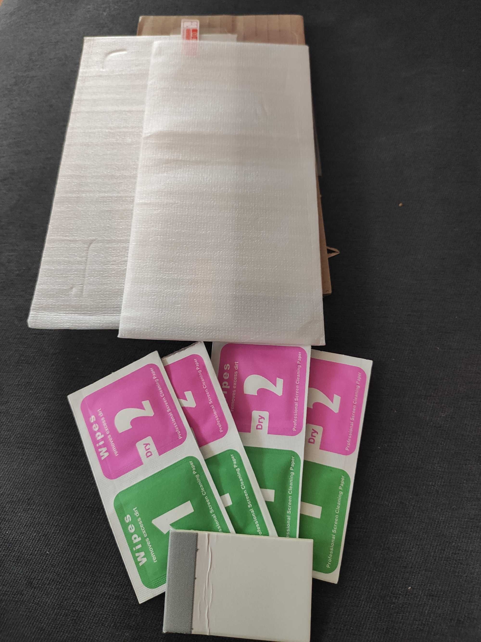 Xiaomi mi 9 lite akcesoria, etu, lampka do selfie, 2x szkło ochronne