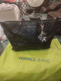 Carteira Mala Versace Jeans Preto Estrelas