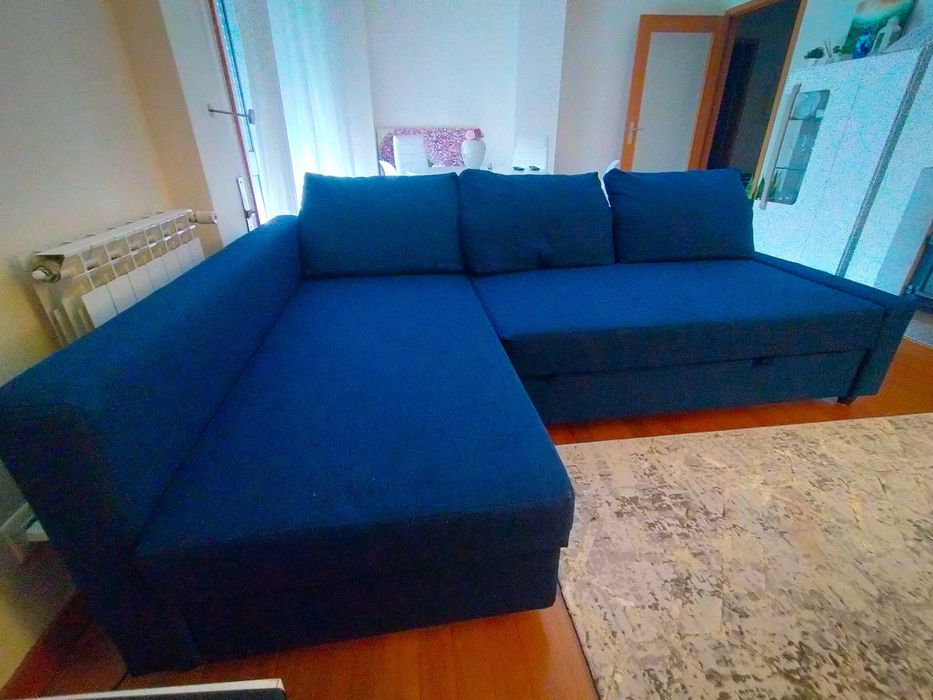 Sofá, chaise longue e cama em um só