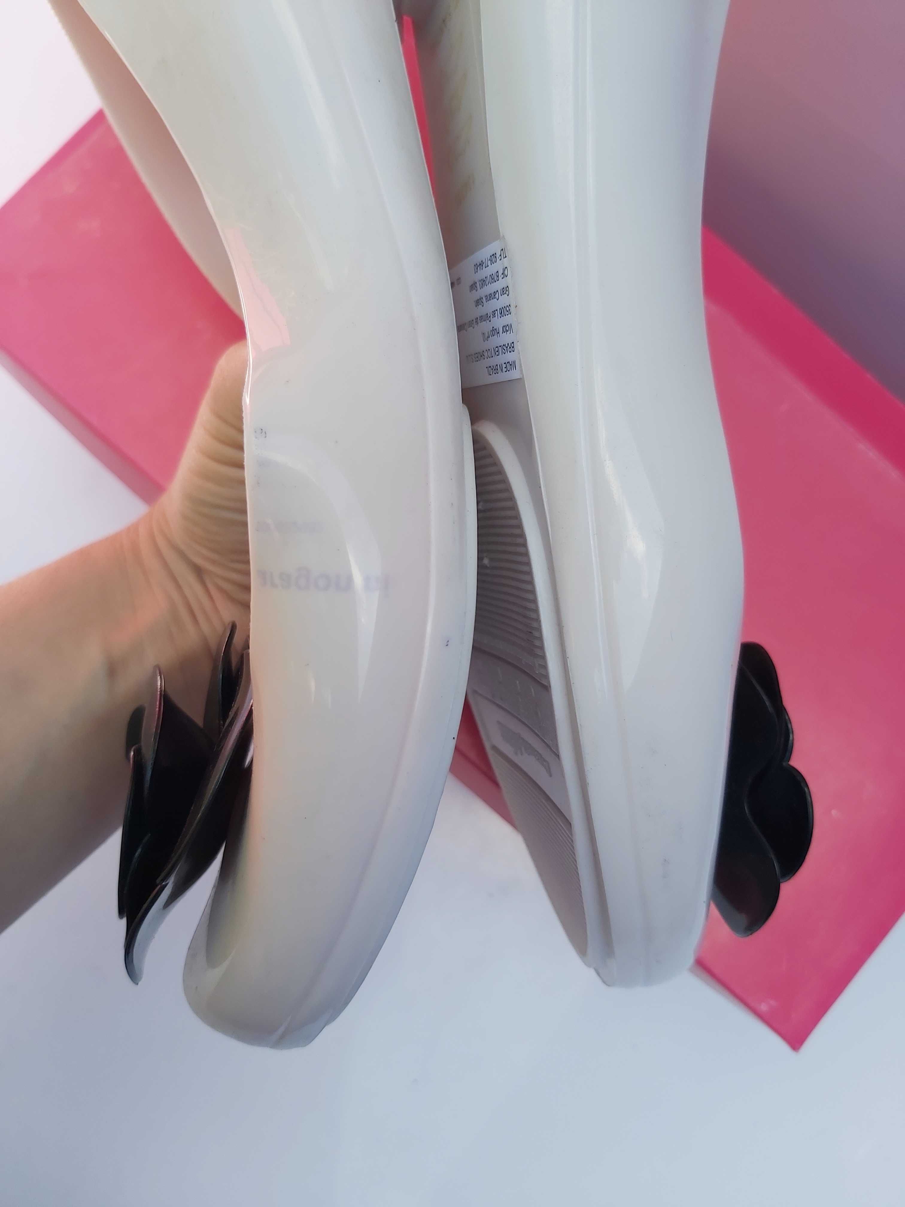Balerinki MELISSA beż kwiaty mel pop viii sp ad 39 baletki