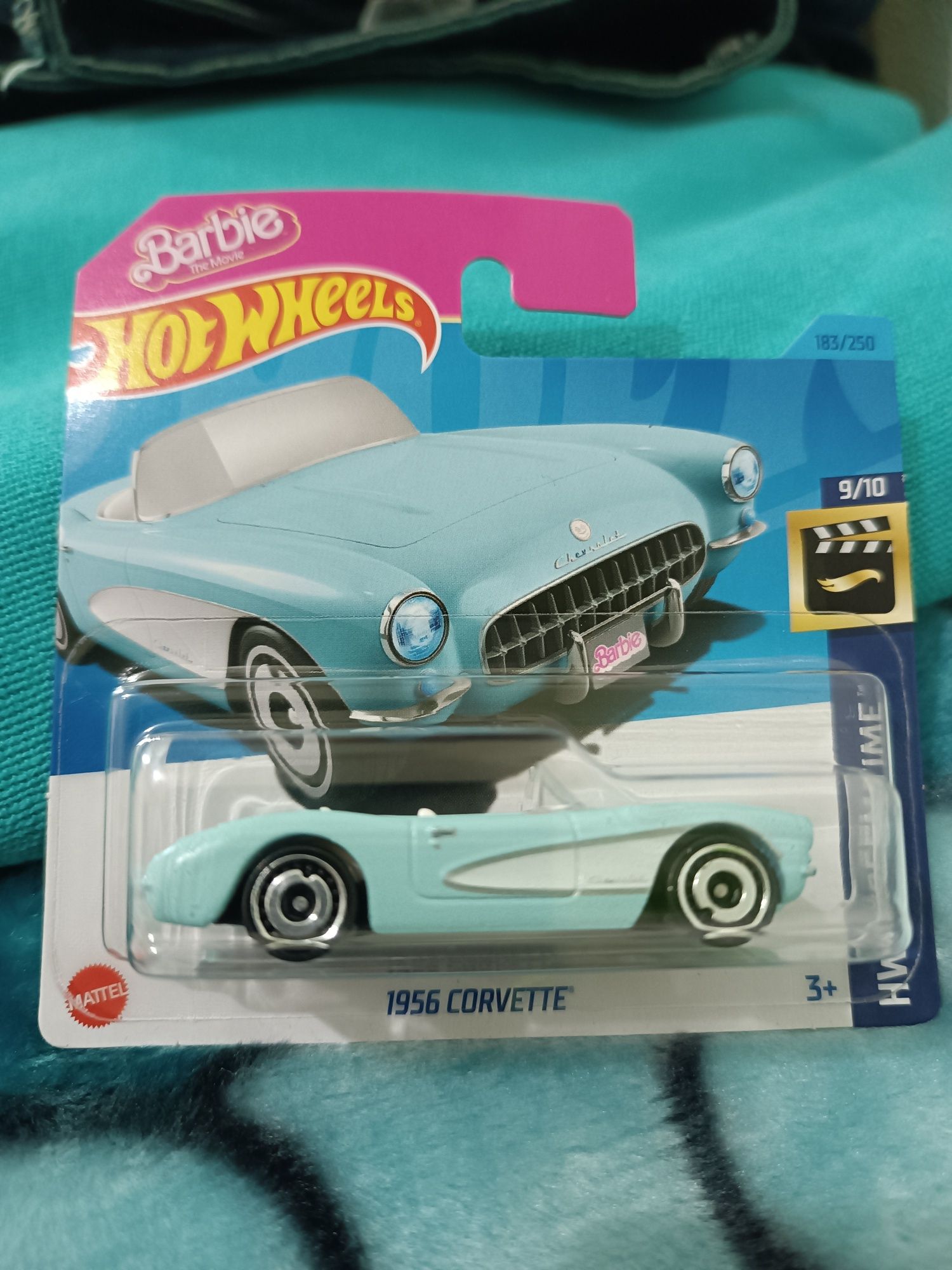 Barbie The Movie Hotwheels 1956 Corvette Carro