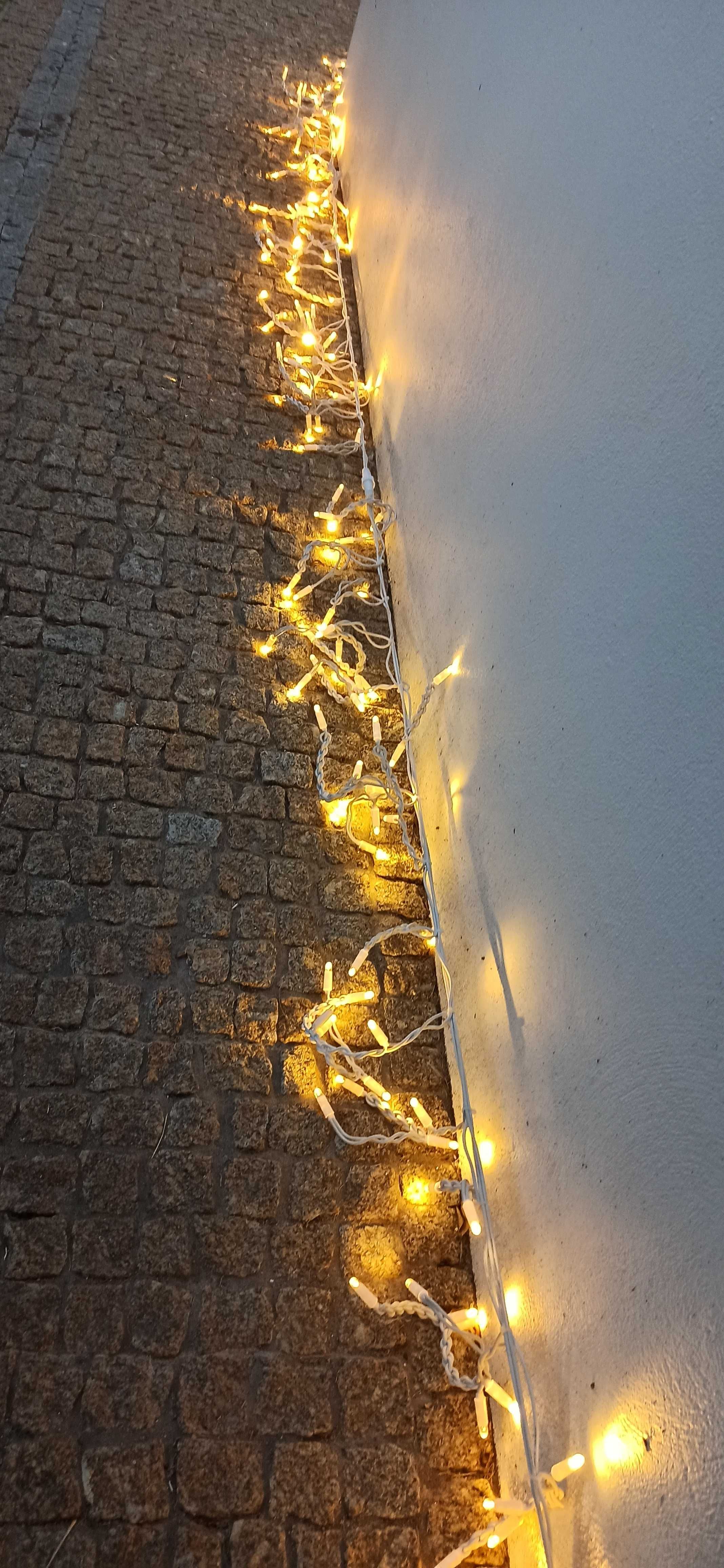Corrente de luz led para exterior