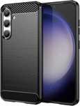 Etui Nakładka Carbon do Samsung Galaxy S24 + Szkło Hartowane