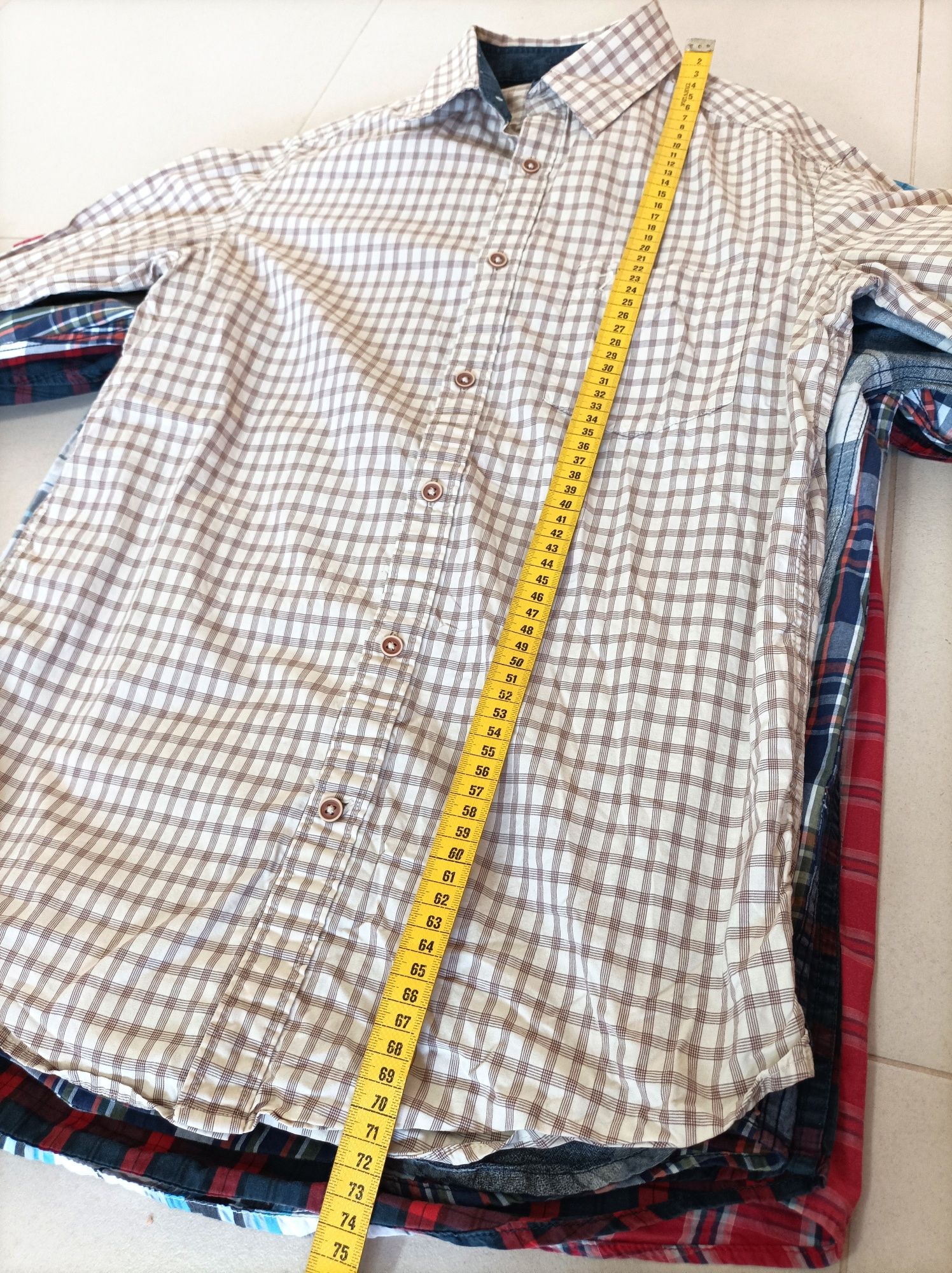 Lote de 6 Camisas para Rapaz/Homem - Slim Fit (Tam. S)