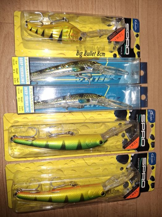 Воблер Spro,Bomber,Aelita (сом,судак,щука) троллинг