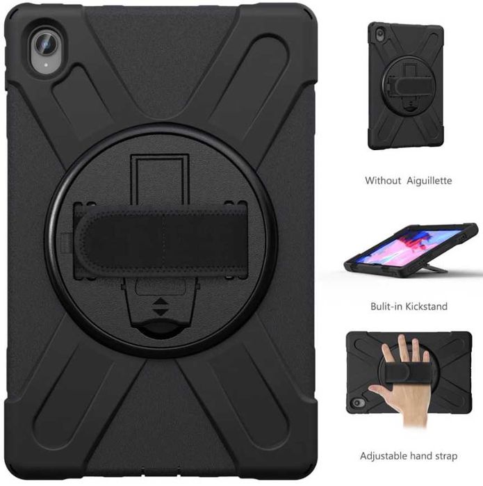 Pancerne Etui z Uchwytem do Lenovo Tab 11 / P11 Plus czarne