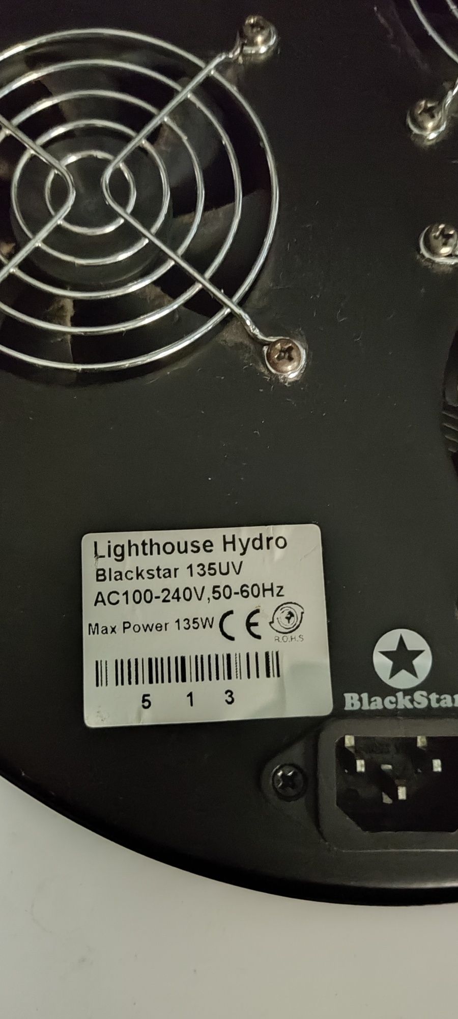 Lampa growbox LED Blackstar 135w lighthouse hydro