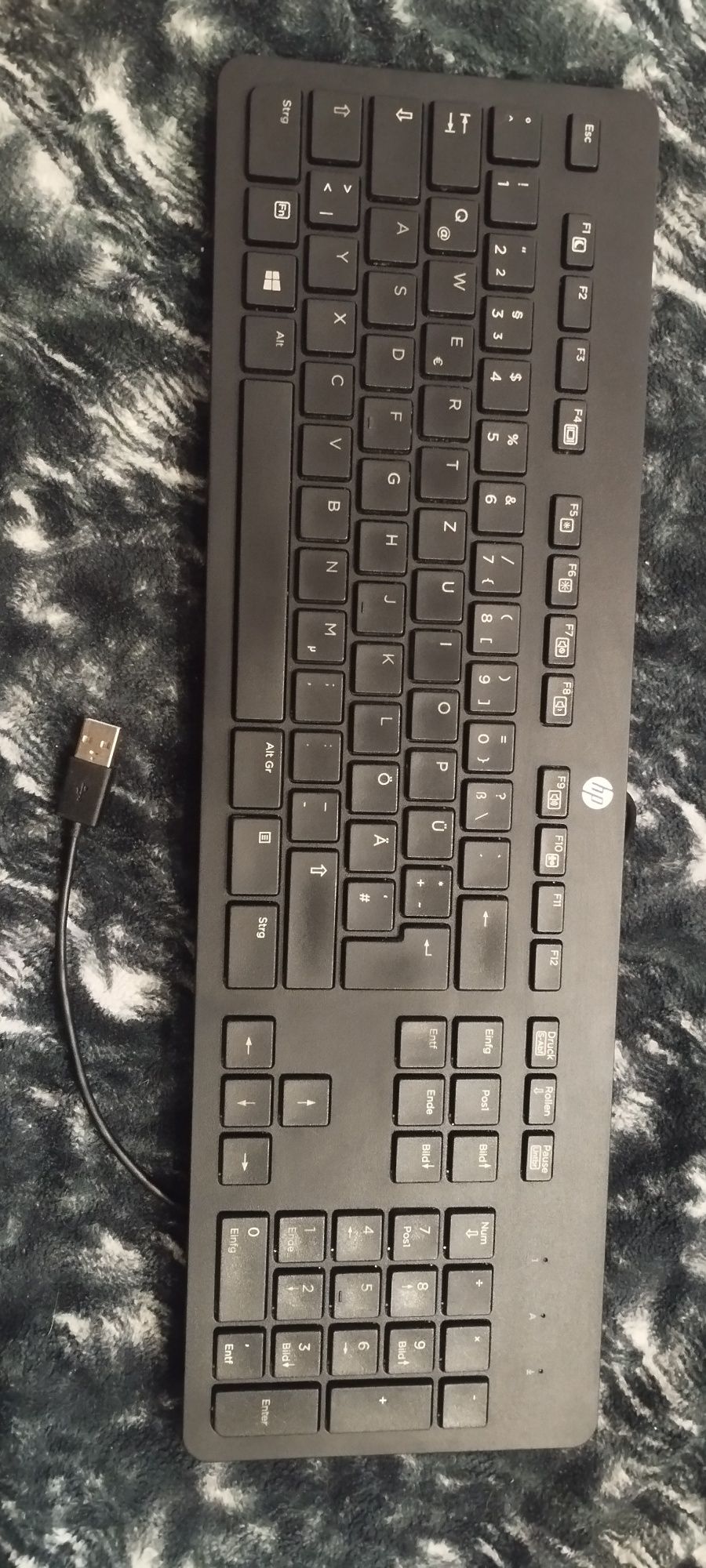 Провідна клавіатура HP USB Slim Keyboard QWERTZ (KBAR211)