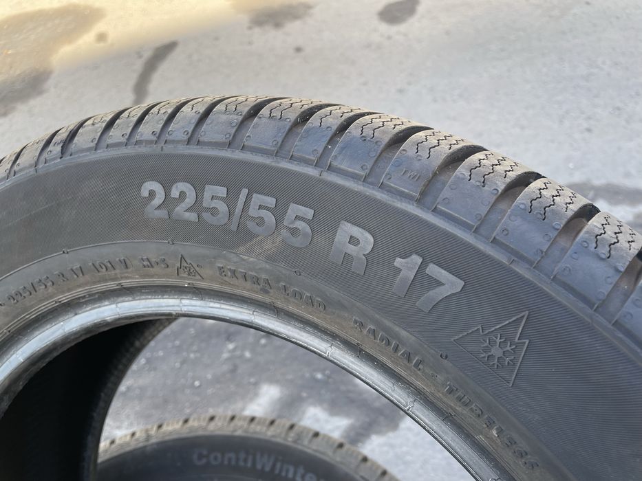 Практично нові зимові шини Continental 225/55 R17