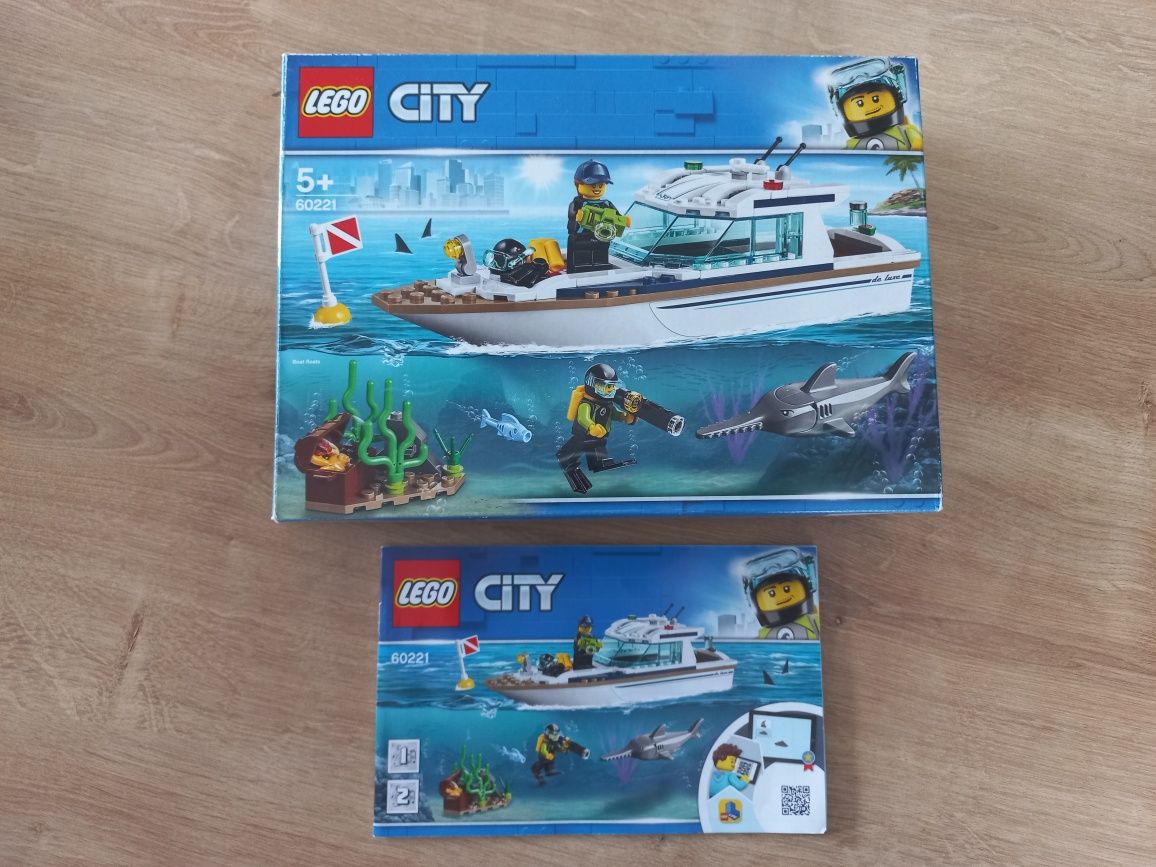 Lego City 60221 Jacht zestaw kompletny