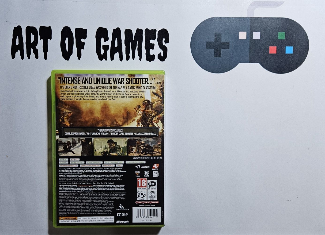 Spec Ops The Line Xbox 360 Komplet 3xA Ideał