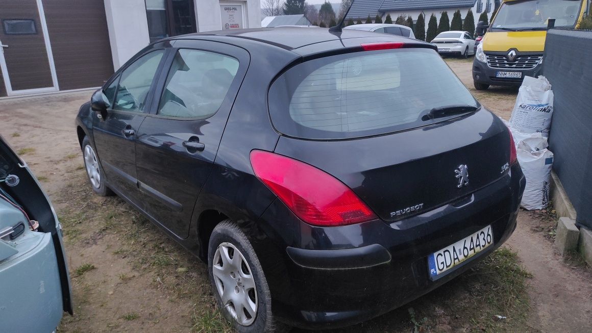 Peugeot 308 , czarny
