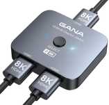 Rozdzielacz HDMI 8K 60 Hz 4K 120 Hz, przełącznik GANA HDMI 2.1
