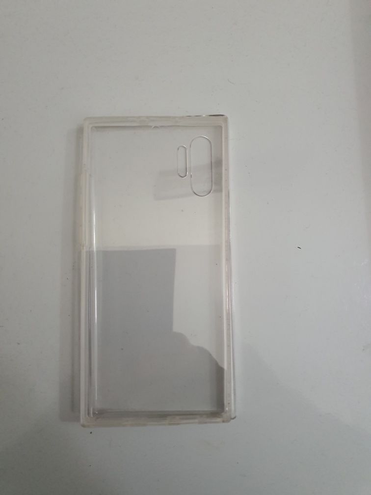 Protecção/capa SAMSUNG Galaxy Note 10+ Silicone transparente