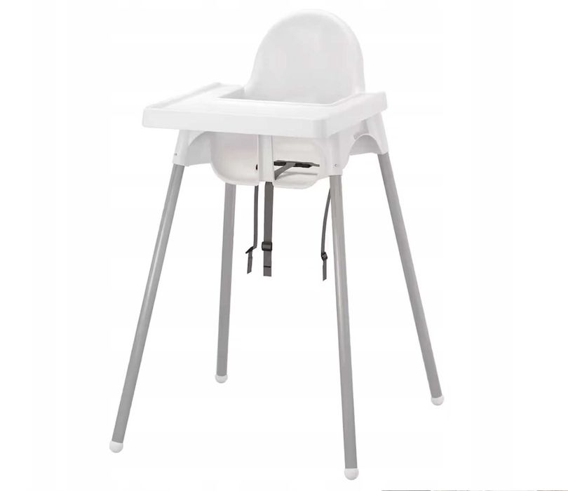 Ikea Antilop Krzesełko do karmienia dziecka + tacka + pasy