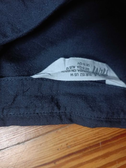 Koszula czarna dziewczęca