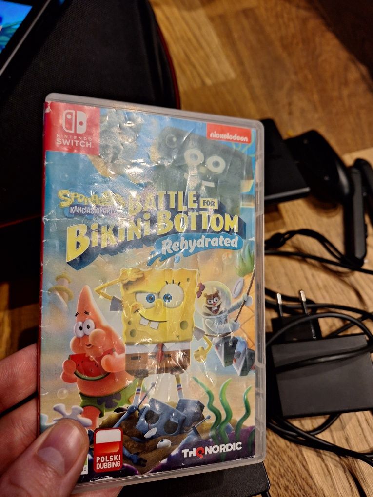 Konsola Nintendo Switch z grą SpongeBob Kanciastoporty