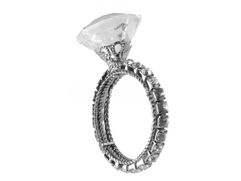 Serwetnik obrączka diamenty z akrylu