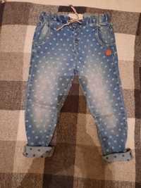 Джинси ZARA,модні MOM джинси,в горошок,на дівчинку,2-3 роки,98 см
