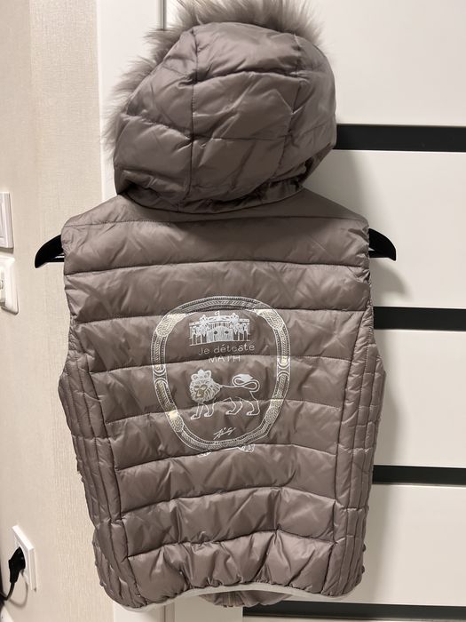 Жилетка з натуральним хутром та кофта! Комплект!