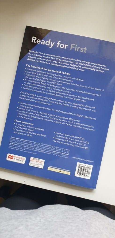 B2 Ready for First course book with eBook edition macmillan education