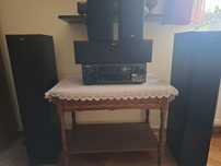 zestaw amplituner denon z głośnikami 5.0 do kina domowego