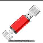 Pendrive 128Gb Szybki Wyjście Typu C Oraz USB Okazja Super Cena !