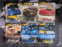 Hot Wheels 6x premium Car Culture oraz Pop Culture mix, nowe