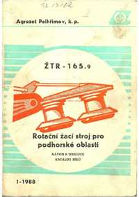 Katalog części kosiarka czeska ZTR 165.9