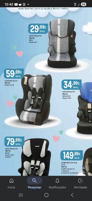 Cadeira auto 0-32 kg grupo 0/1/2