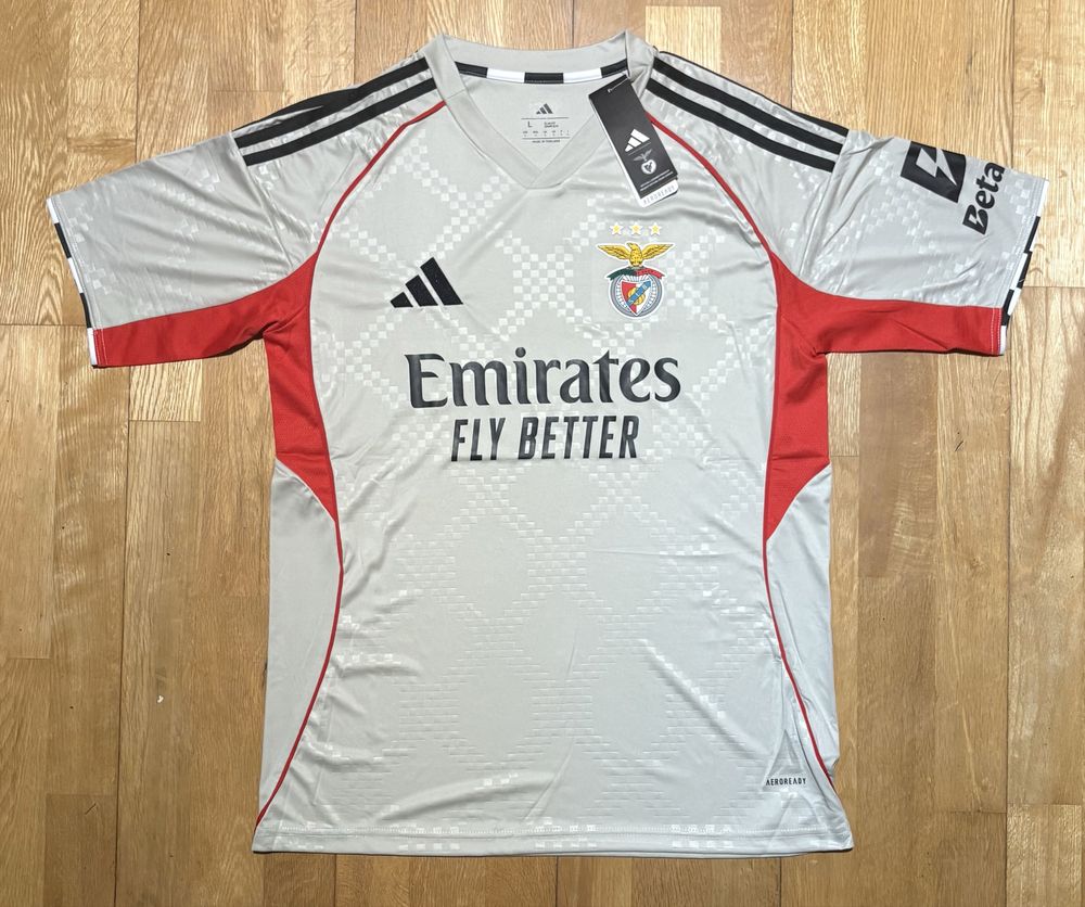 Adidas - Camisola Benfica Alternativa Bege 25/26 - Tamanho L