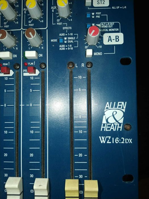 Mesa Allen & Heath wz162dx, Amp Ramsa, Eq Dbx