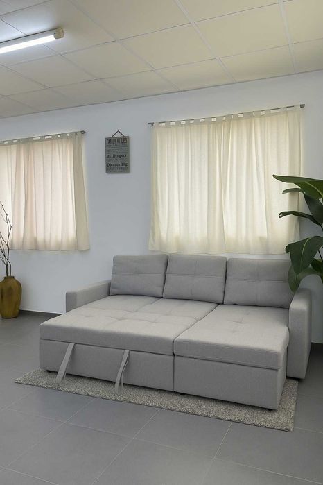SALDOS!!! SOFAS CAMA COM BAU NOVOS levamos na casa paga na entrega