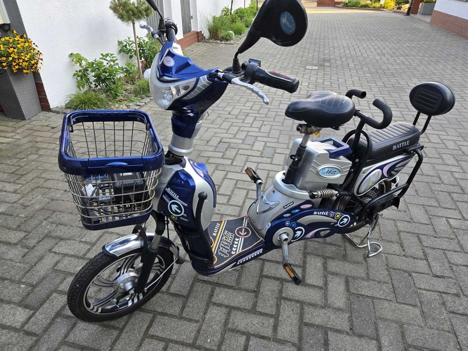 Skuter elektryczny rower dwuosobowy