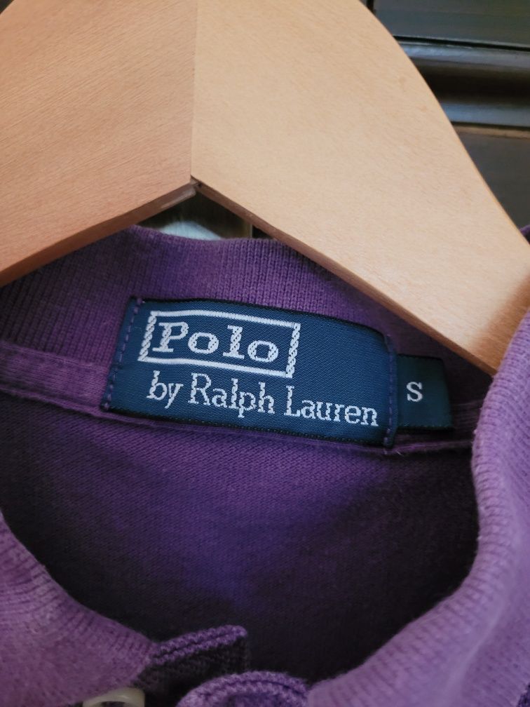 Fioletowe polo koszulka vintage POLO RALPH LAUREN