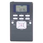 Kieszonkowe mini radio FM 60–108 MHz z wyświetlaczem LCD