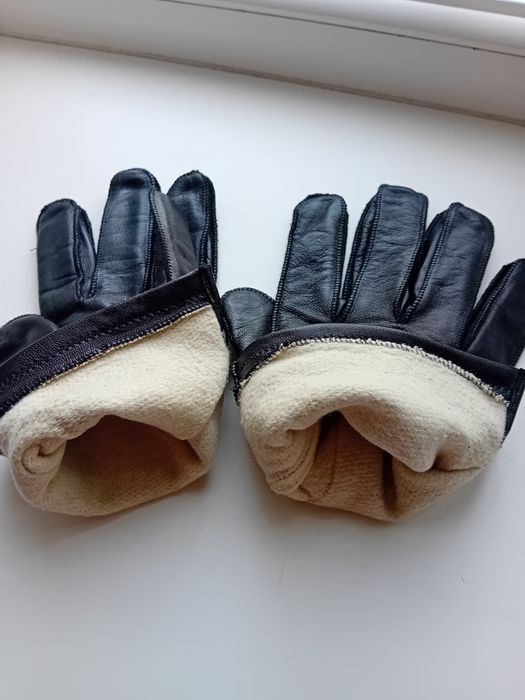 Перчатки мужские кожа