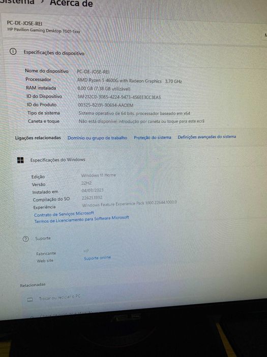 Torre gamer HP monitor gaming Asus