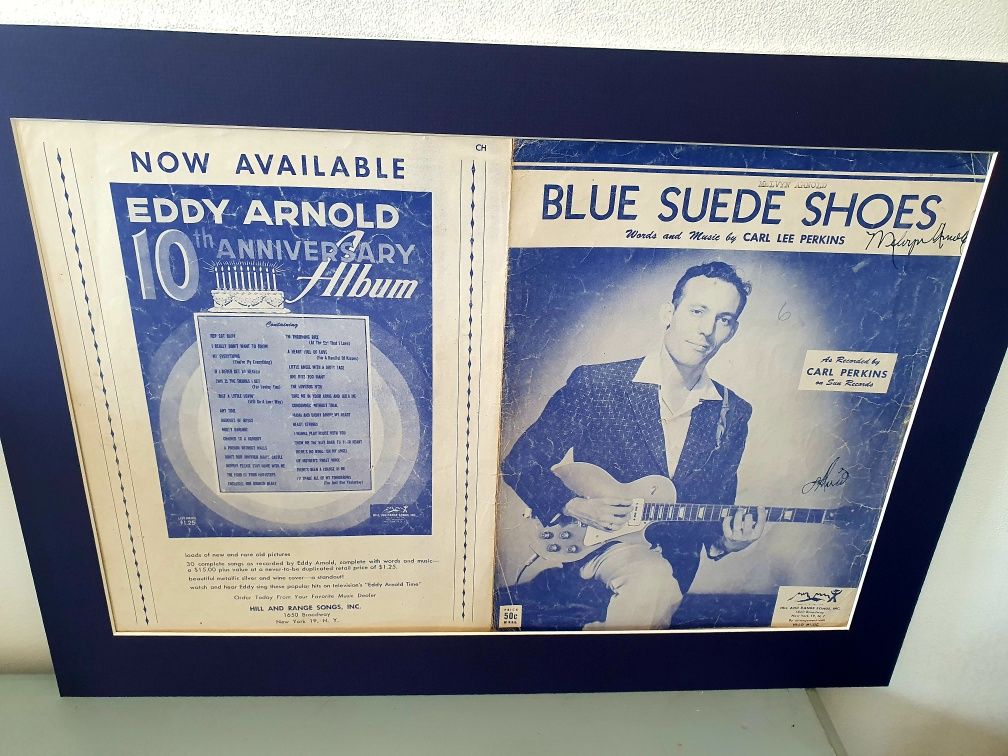 Partituras original Blue Sued Shoe de Carl Perkins Publicação 1967