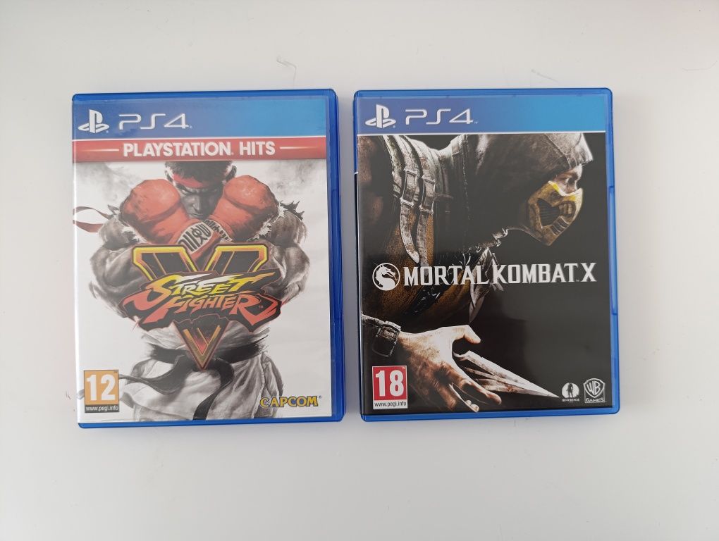 Pack Mortal Kombat X e Street Fighter V