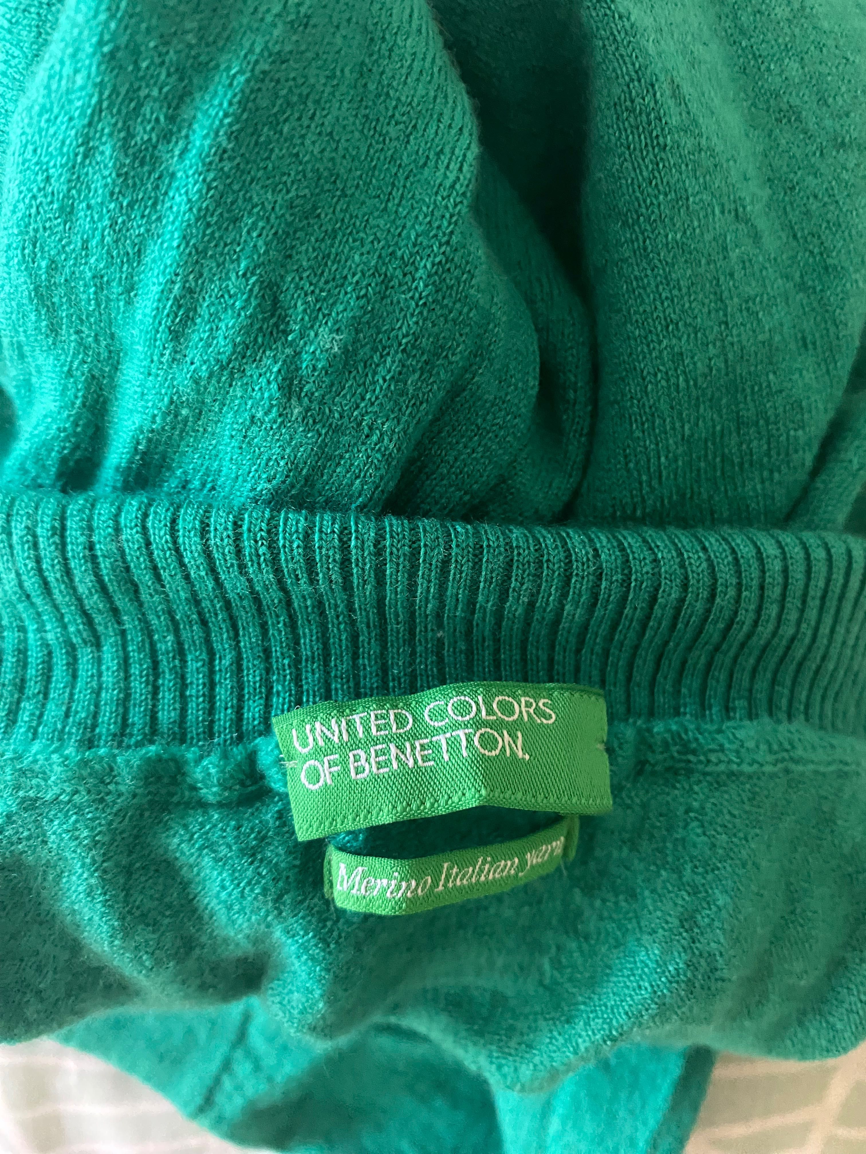 Camisola gola alta lã merino Benetton